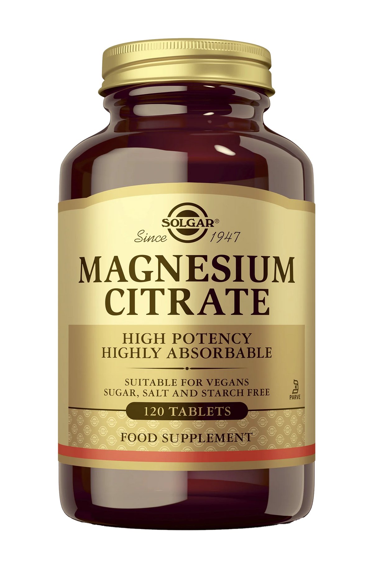 Magnesium Citrate - Magnesiumsitraatti 120 tabl, Solgar