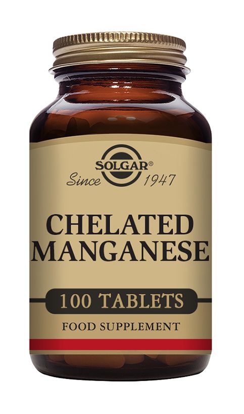 Mangaani Kelaatti 100kpl, Solgar