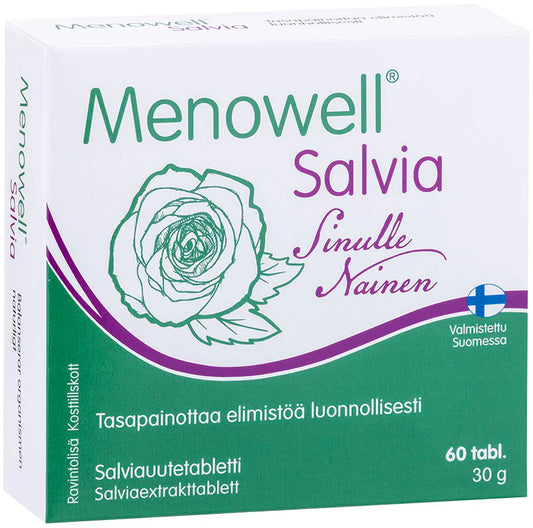 Menowell Salvia Salviauutetabletti 60tabl.
