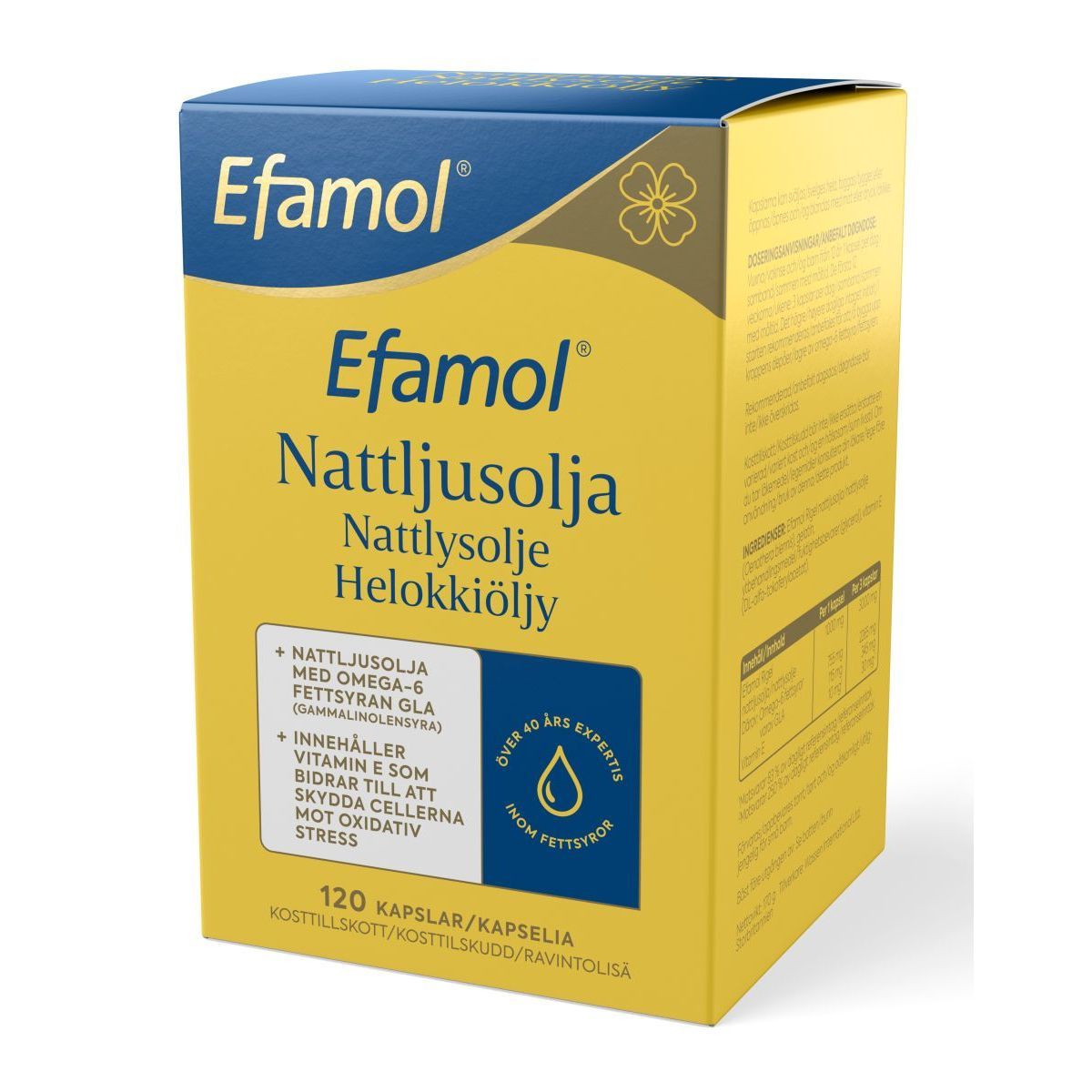 Helokkiöljy GLA 1000mg 120kaps,Efamol