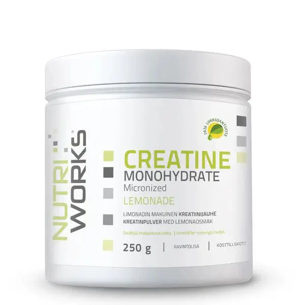 Creatine Monohydrate lemonade 250g, Nutri Works