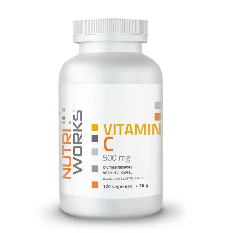 Vitamin C 500 mg, 120 vegekaps, Nutri Works