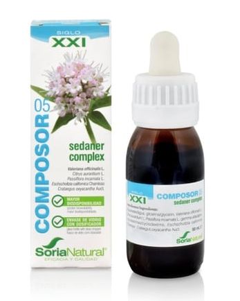 Composor 05 valeriaana passiflora pomeranssi 50ml, Soria Natural