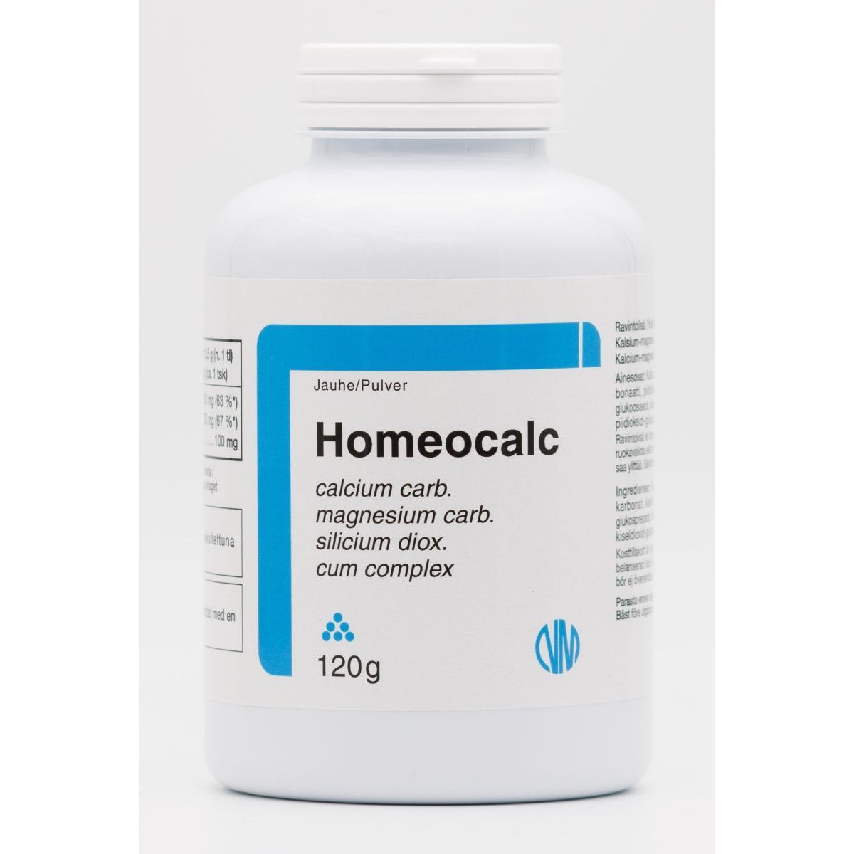 Homeocalc Jauhe Kalsium Magnesium Pii 120g, Natura Media