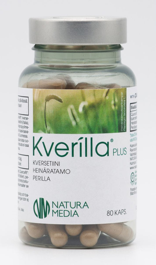 Kverilla Plus Kversetiini plantago perilla 80kpl, Natura Media