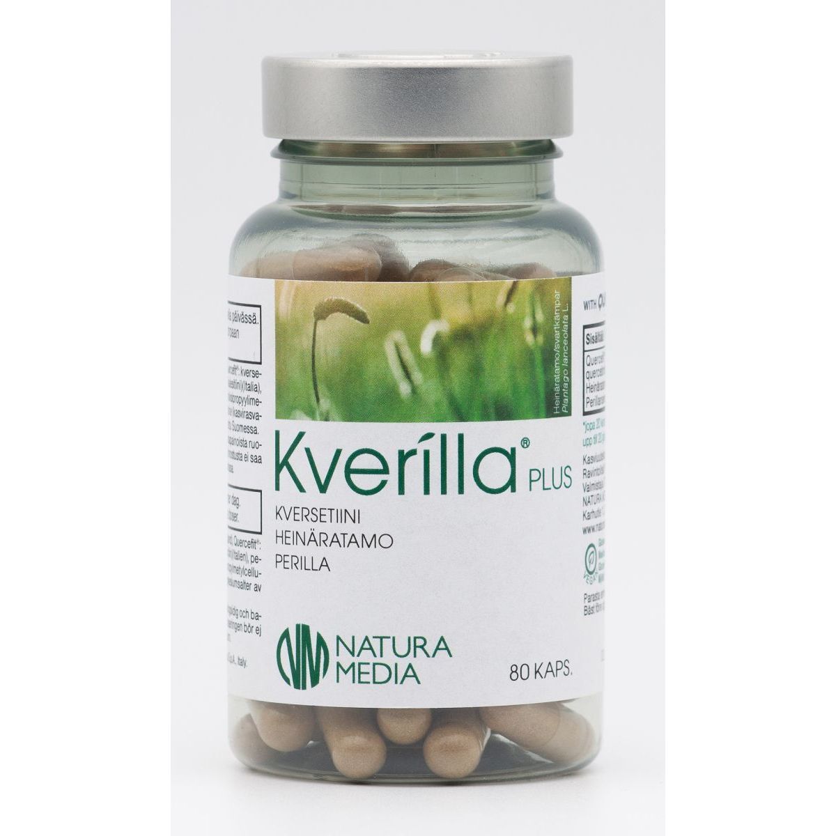 Kverilla Plus Kversetiini plantago perilla 80kpl, Natura Media