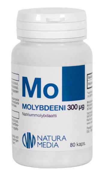 Molybdeeni 300µg 80kpl, Natura Media