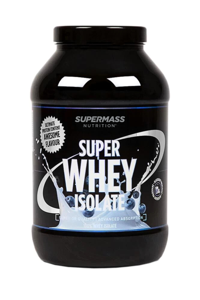 Supermass Nutrition SUPER WHEY ISOLATE 1,3 kg Blueberry Milkshake