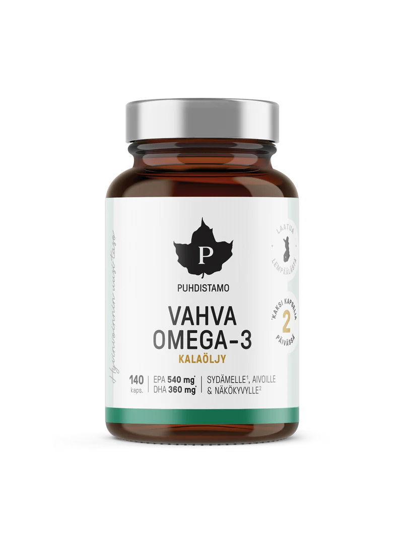 Omega-3 Vahva 140 kaps, Puhdistamo