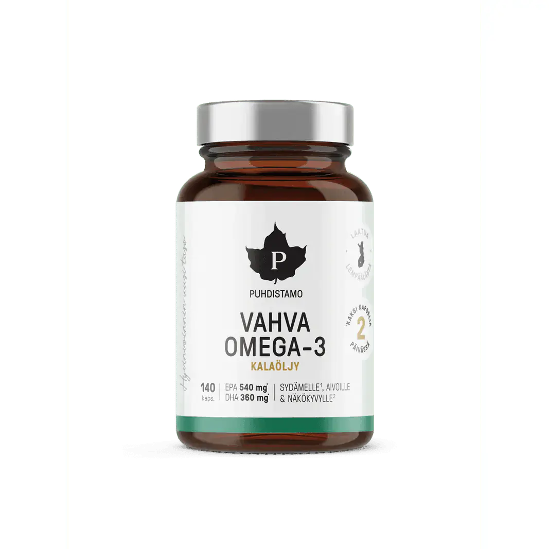 Vahva Omega-3, 140 kaps, Puhdistamo