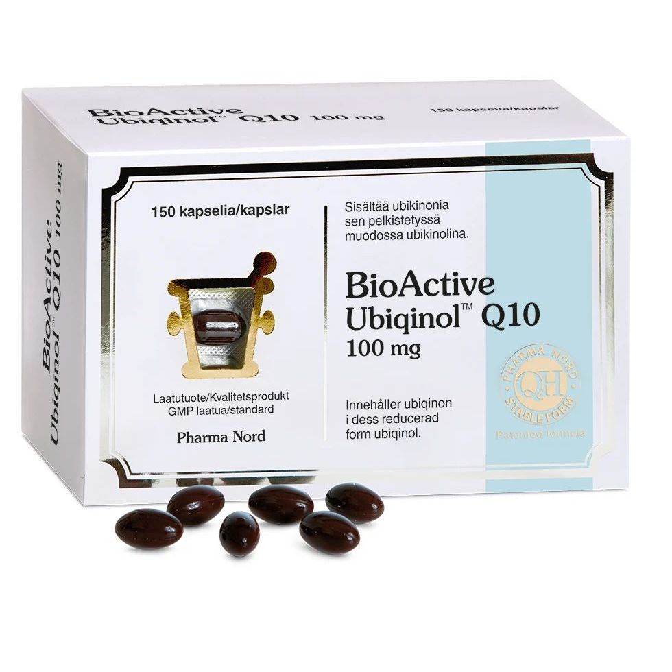 BioActive Ubiqinol Q10 100mg 150 kaps, Pharma Nord