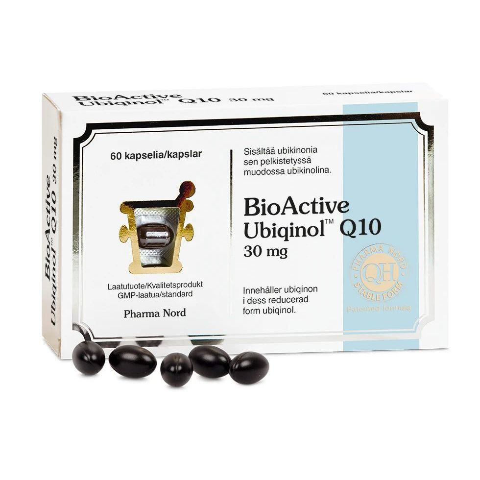 BioActive Ubiqinol Q10 30mg 60 kaps, Pharma Nord