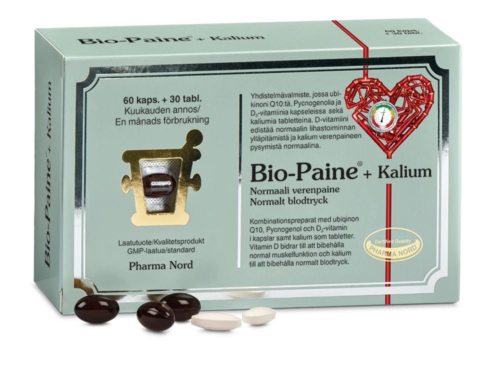 Bio-Paine + Kalium 60+30 tbl/kaps., Pharma Nord