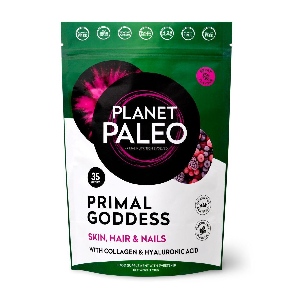 Primal Goddess beauty kollageeni monivalmiste 210g, Planet Paleo