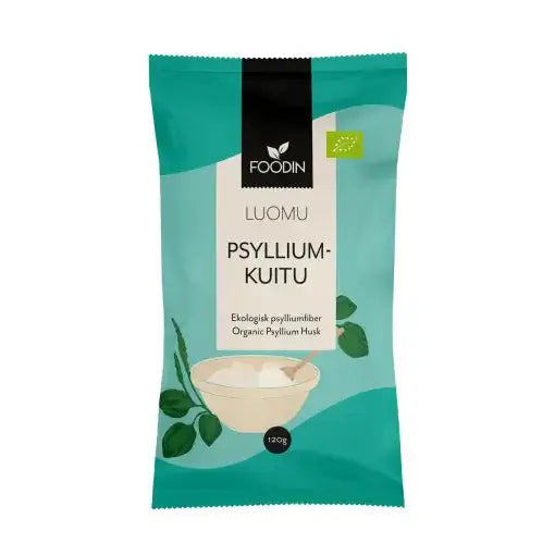 Psylliumkuitu, Luomu 120g, Foodin