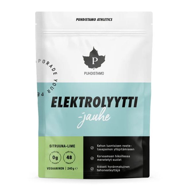 Elektrolyyttijauhe Sitruuna-Lime 240g, Puhdistamo