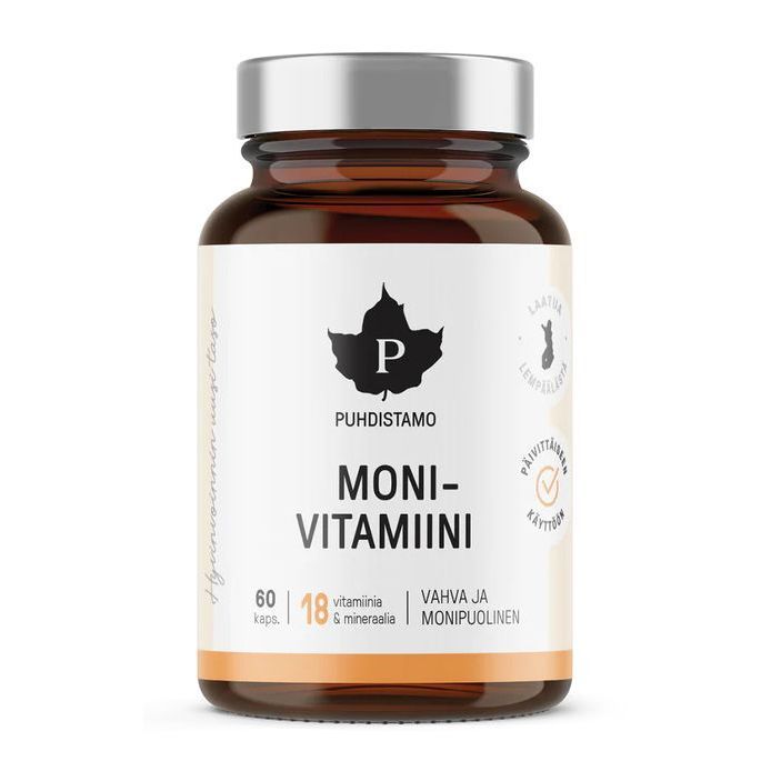 Monivitamiini 60 kaps, Puhdistamo