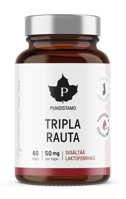 Tripla Rauta + laktoferriini 60kaps., Puhdistamo