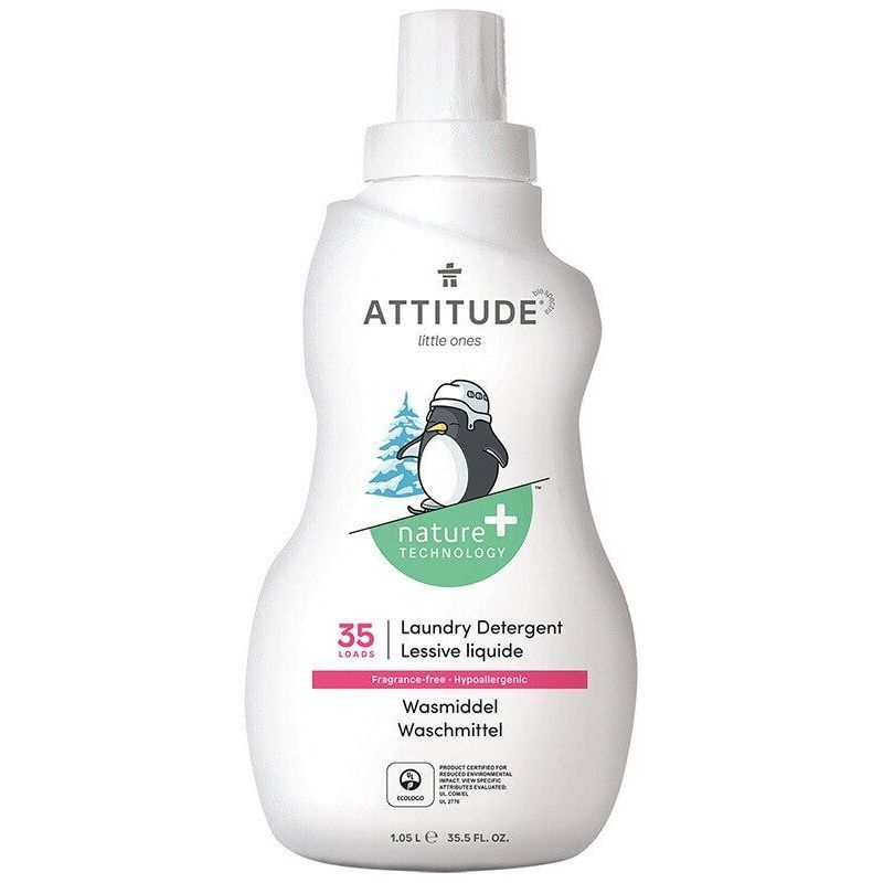 Pyykinpesuneste Baby hajusteeton 1.05l, Attitude