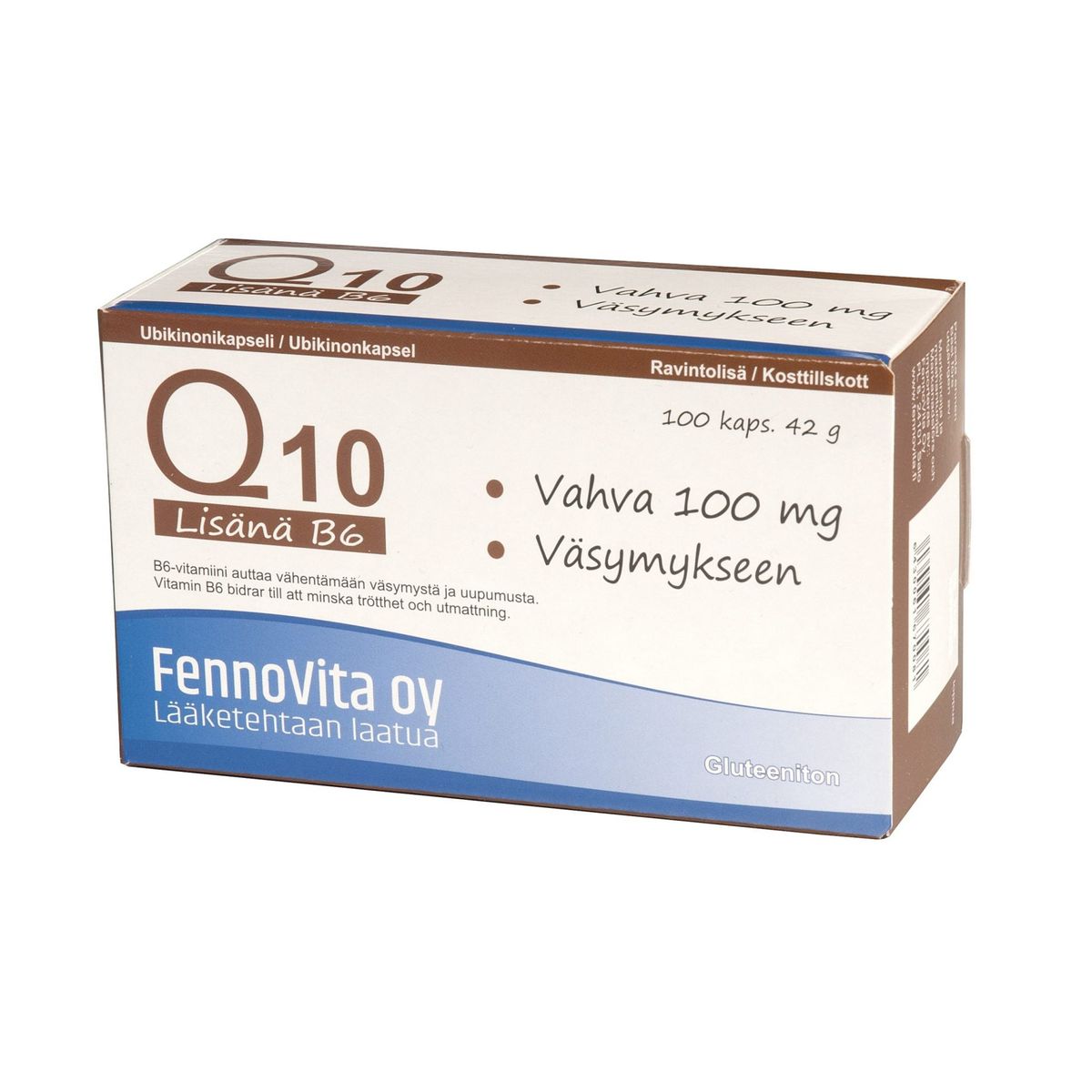 Upikinoni Q10 100mg+B6 100 kaps, FennoVita