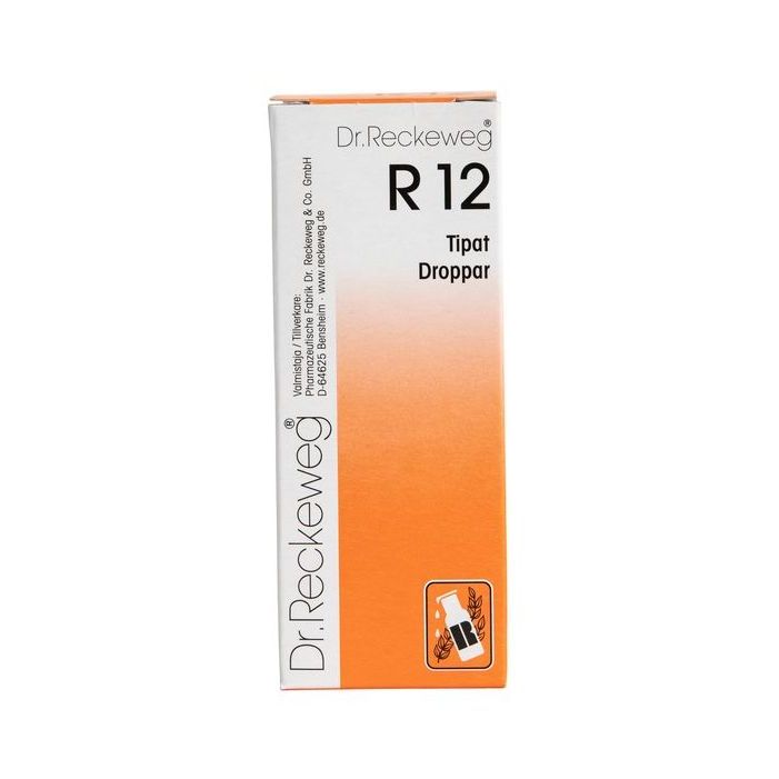 Homeopaattiset tipat R12 50ml, Dr. Reckeweg
