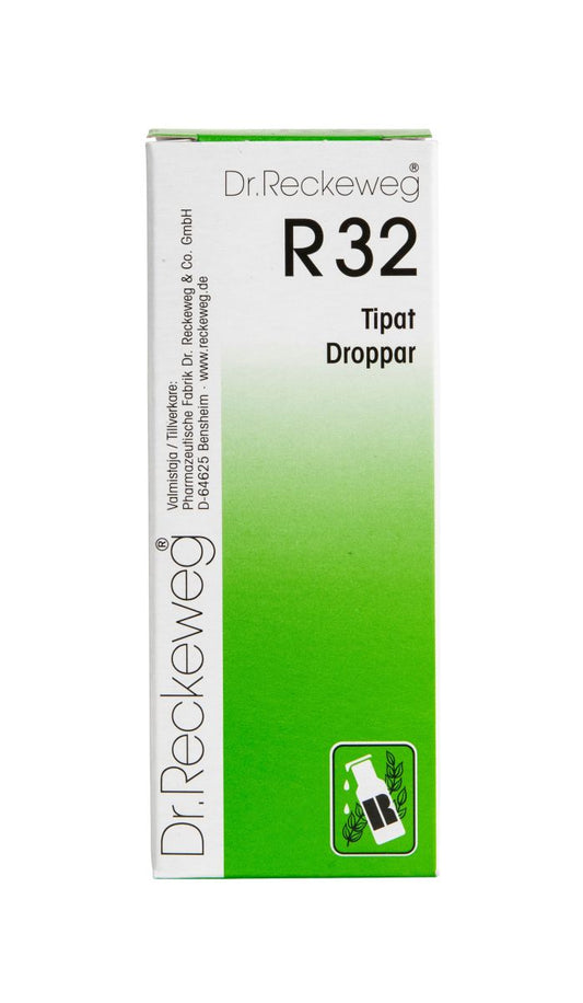 Homeopaattiset tipat R32 50ml, Dr. Reckeweg