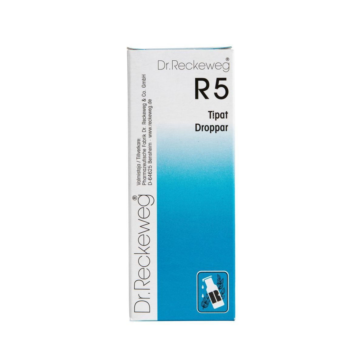 Homeopaattiset tipat R5 50ml, Dr. Reckeweg