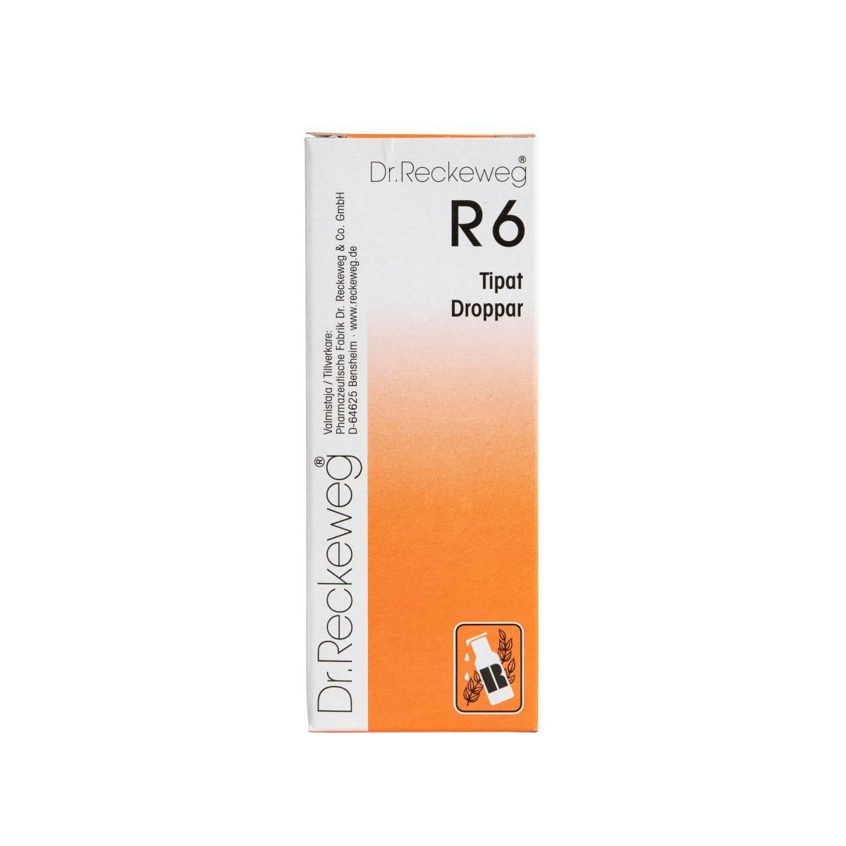 Homeopaattiset tipat R6 50ml, Dr. Reckeweg