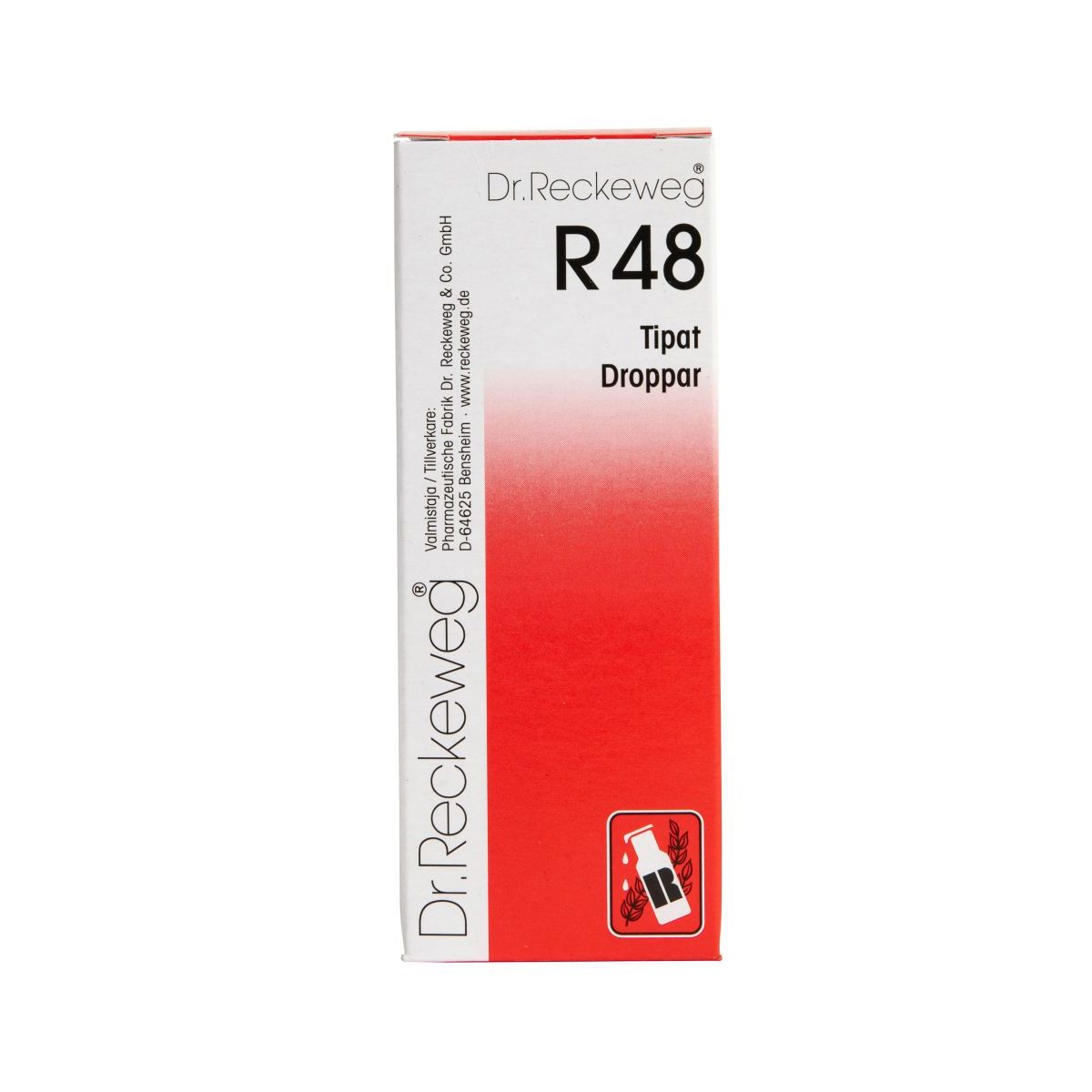 Homeopaattiset tipat R48 50ml, Dr. Reckeweg