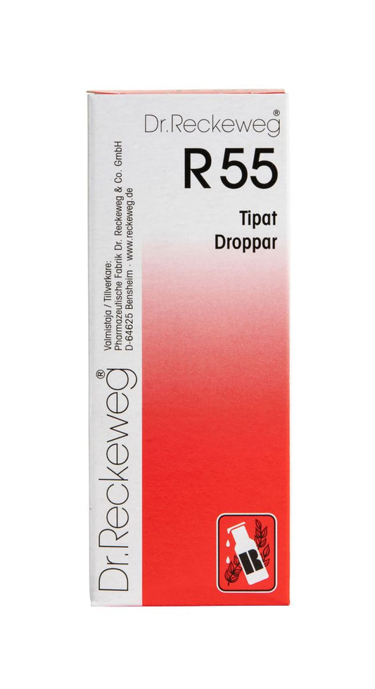 Homeopaattiset tipat R55 50ml, Dr. Reckeweg