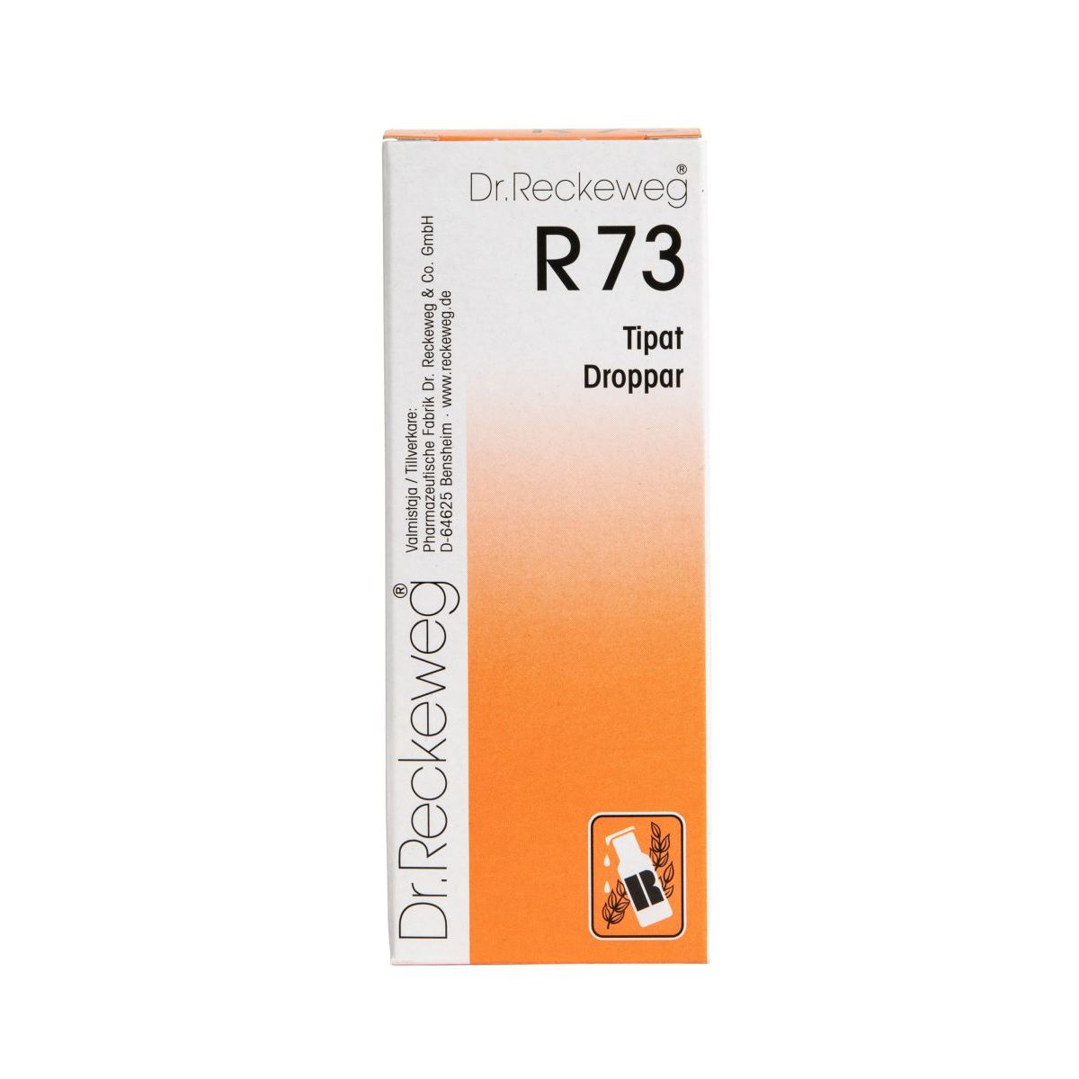 Homeopaattiset tipat R73 50ml, Dr. Reckeweg