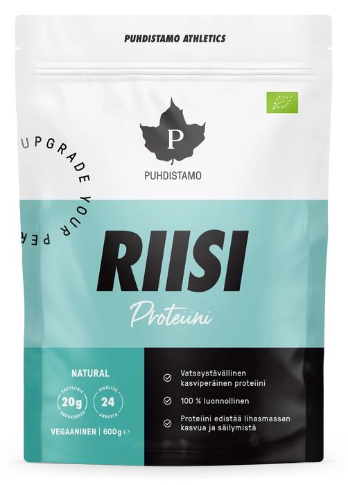 Riisiproteiini Natural 600g, Puhdistamo