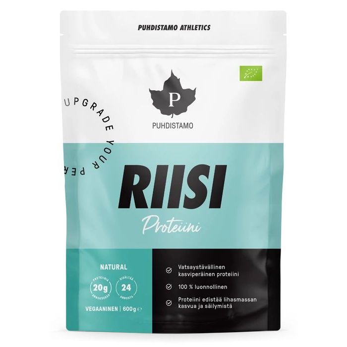 Riisiproteiini Natural 600g, Puhdistamo