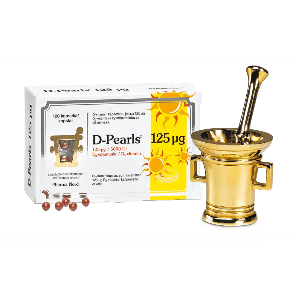 D-Pearls 125µg 120 kaps, Pharma Nord