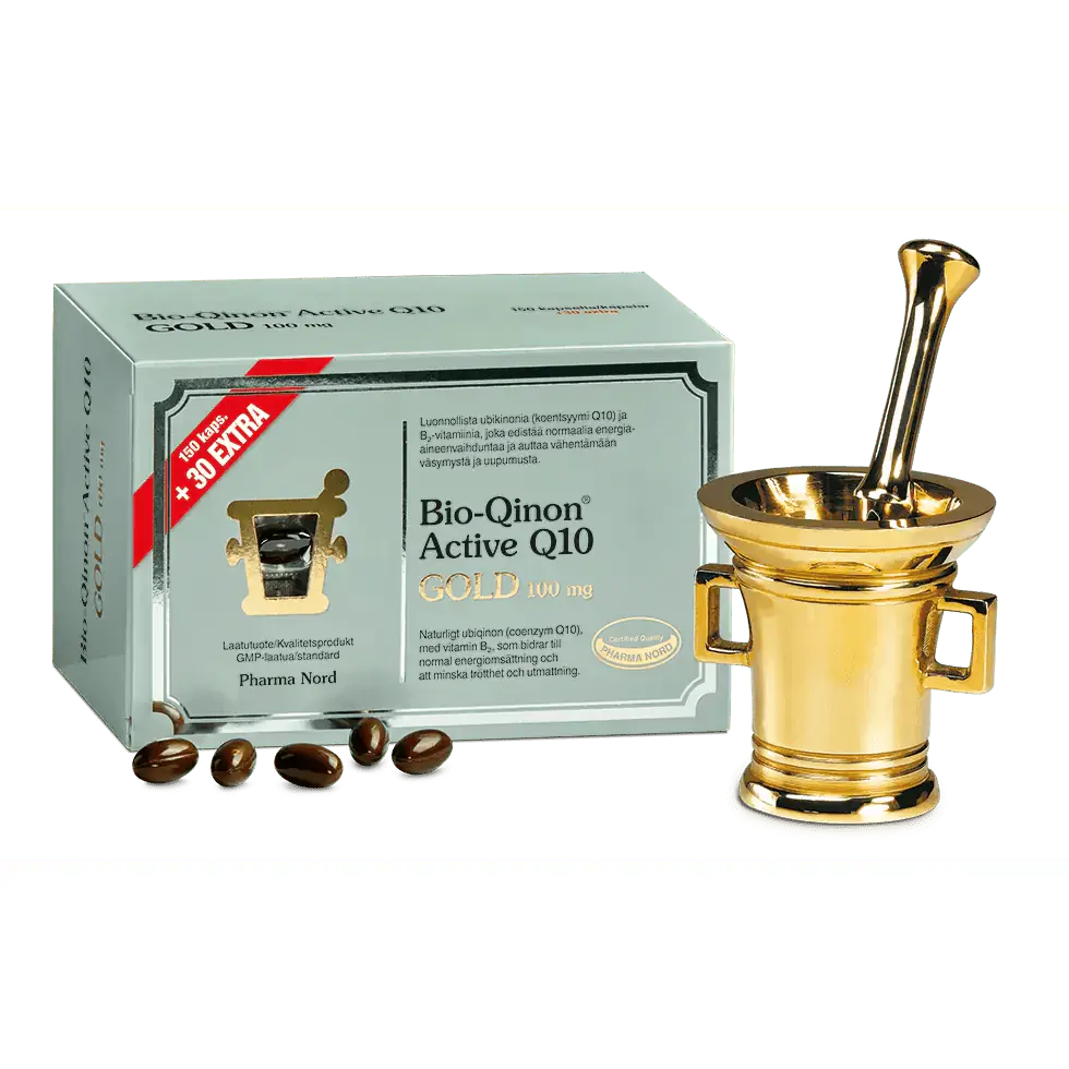Bio-Qinon Active Q10 Gold 100mg 150 + 30 kaps, Pharma Nord