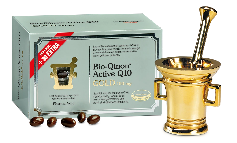 Bio-Qinon Active Q10 Gold 100mg 150 + 30 kaps, Pharma Nord