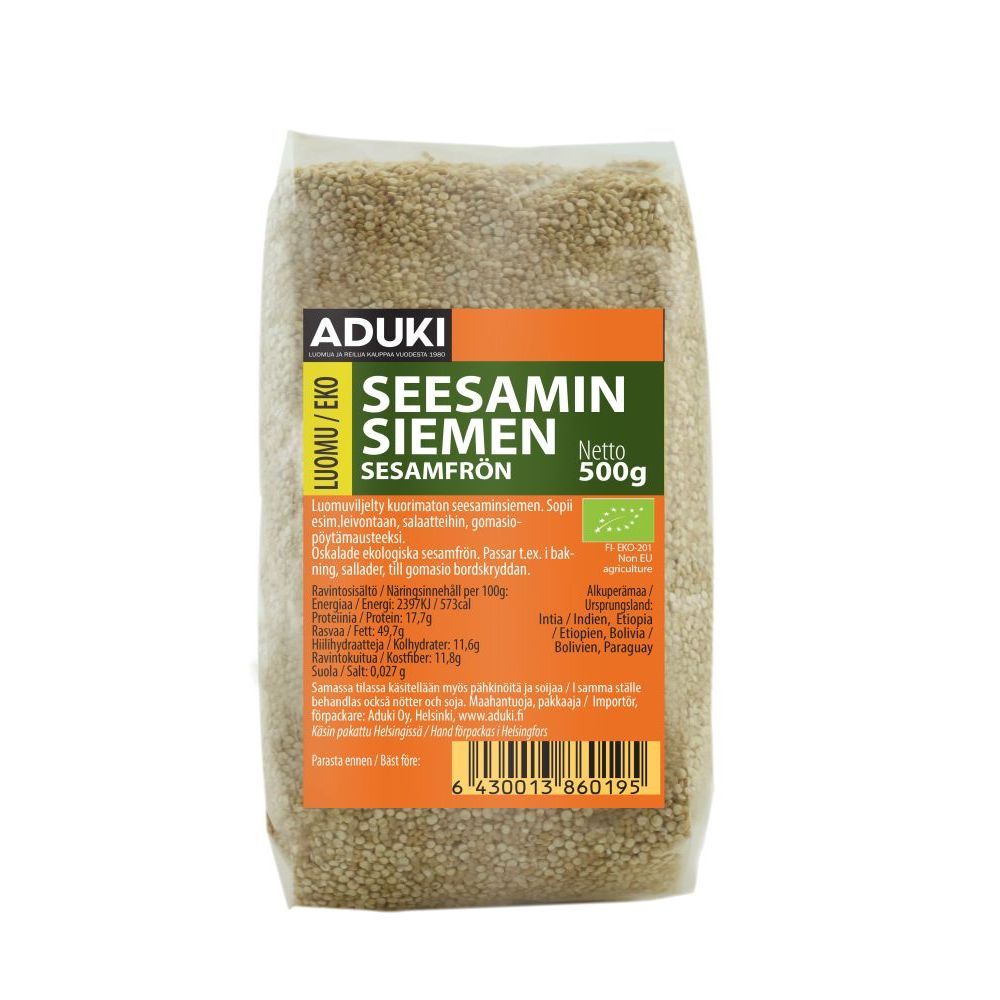 Seesaminsiemen 500g, Aduki