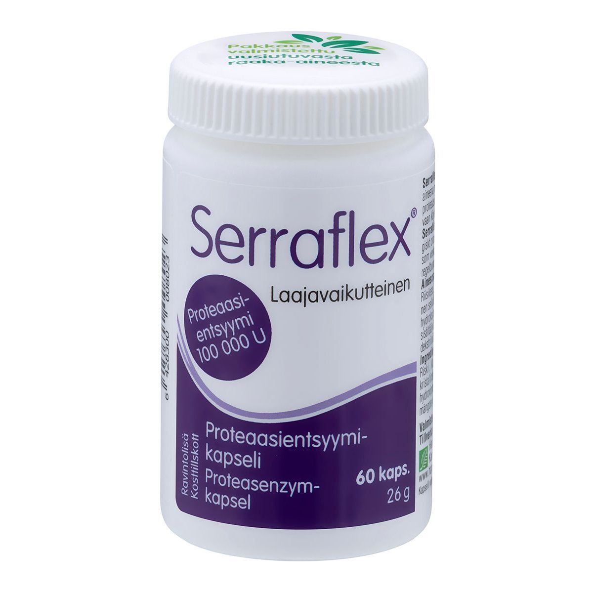 Serraflex Proteaasientsyymi 60kaps.