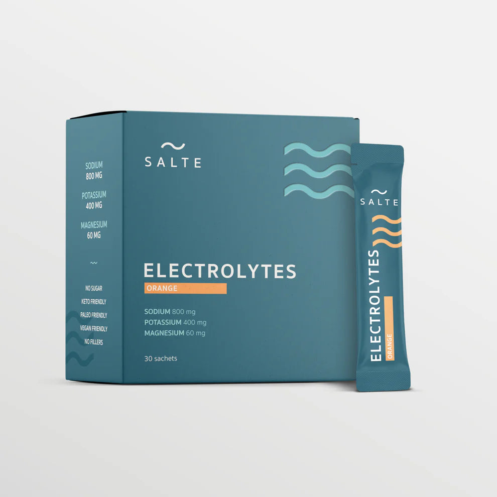 SALTE Elektrolyyttijauhe Appelsiini - 30 annospss.