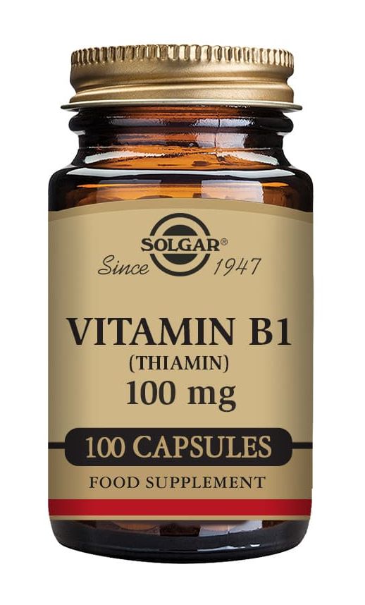 B1-vitamiini 100mg 100kaps., Solgar