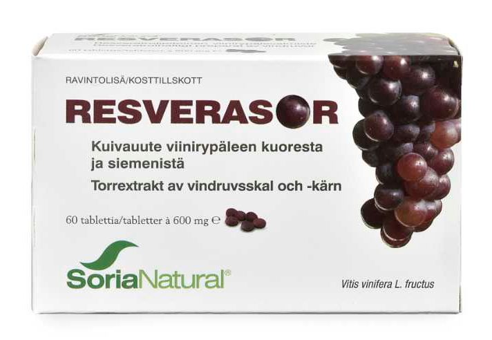 Resverasor Resveratroli 60tabl., Soria Natural