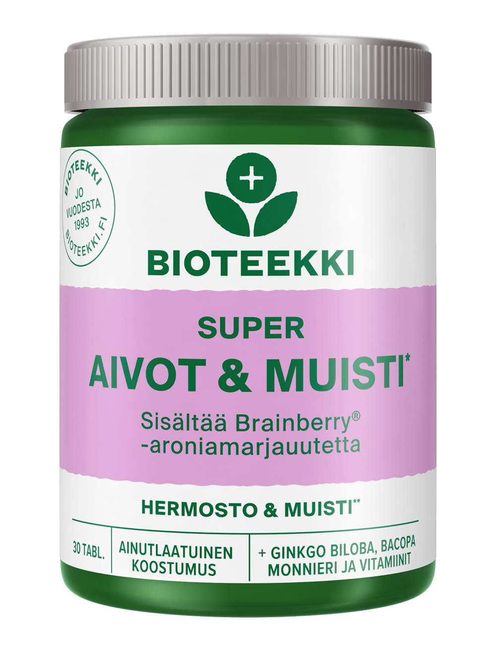 Super Aivot ja Muisti 30tabl., Bioteekki