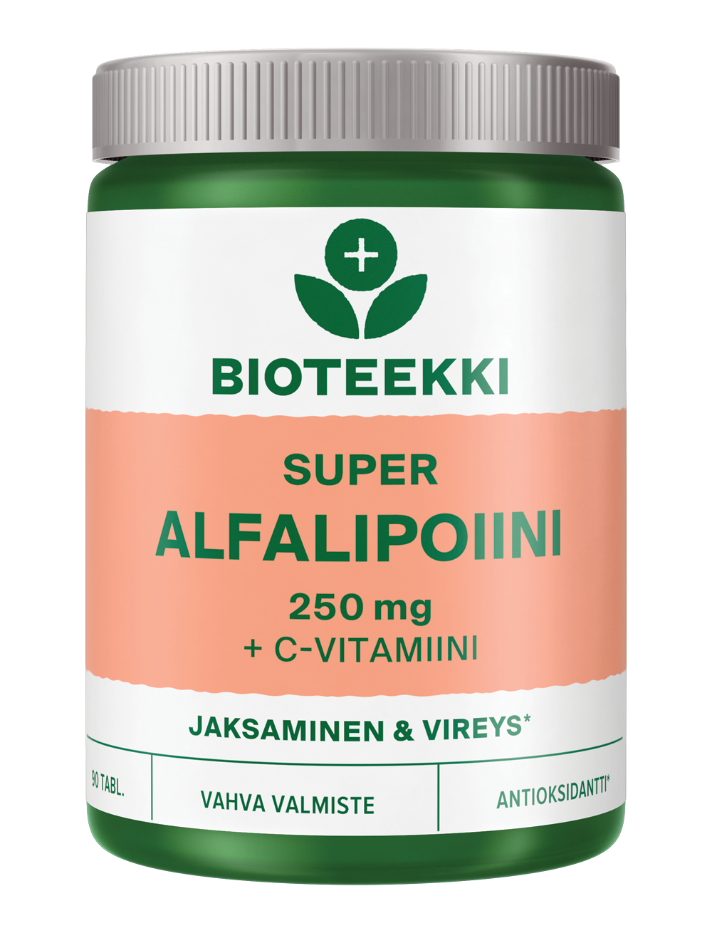 Alfalipoiinihappo + C Super 250mg 90 tabl, Bioteekki