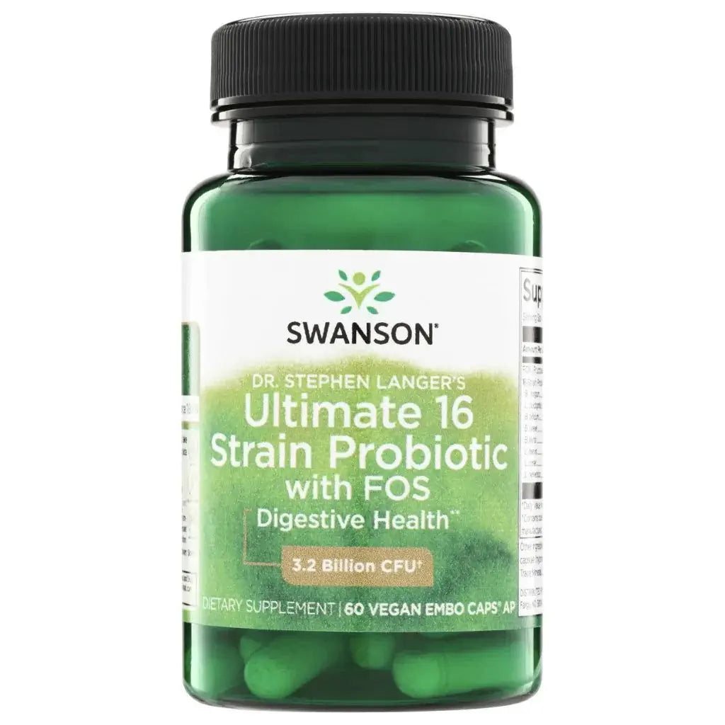 Ultimate 16 Strain Probiotic with FOS 60 kaps, Swanson