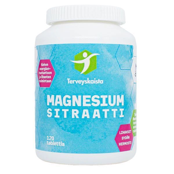 Magnesiumsitraatti 120kpl, Terveyskaista