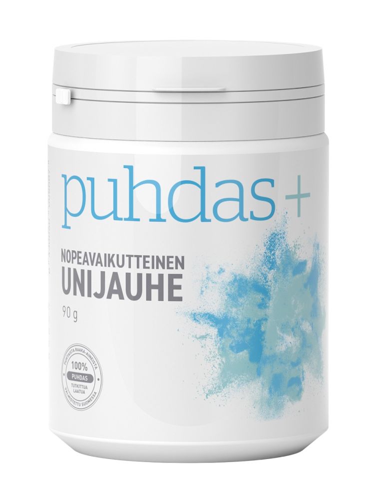 Unijauhe nopeavaikutteinen melatoniini ym. 90g, Puhdas+