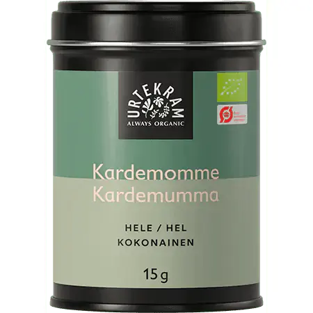Kardemumma luomu kokonainen 15 g, Urtekram