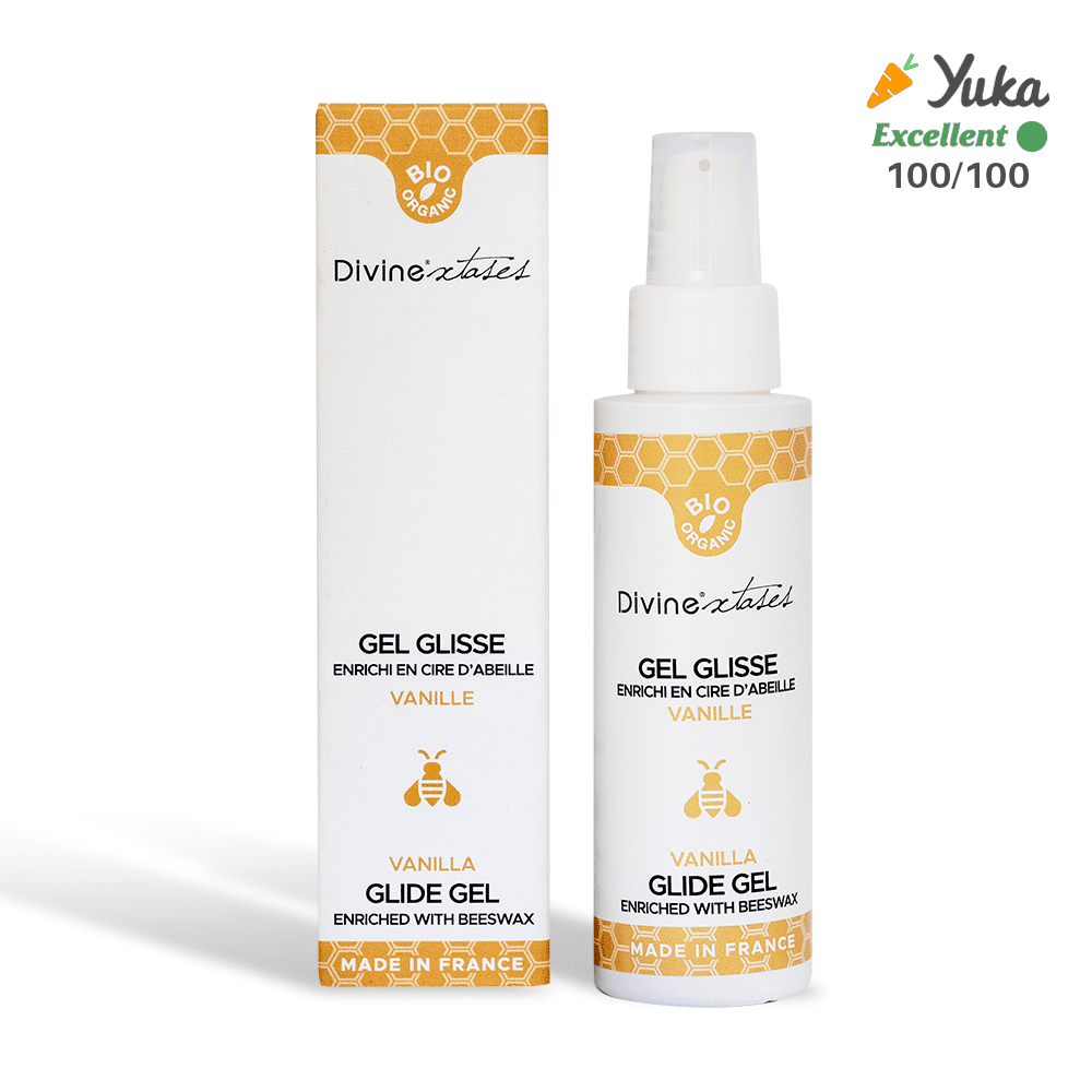 Gel Glisse Vanilla – Ylellinen ja aistillinen luomu-vaniljageeli 100 ml, Divinextases