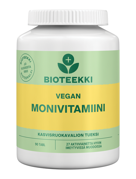 Monivitamiini Vegan 90tabl., Bioteekki