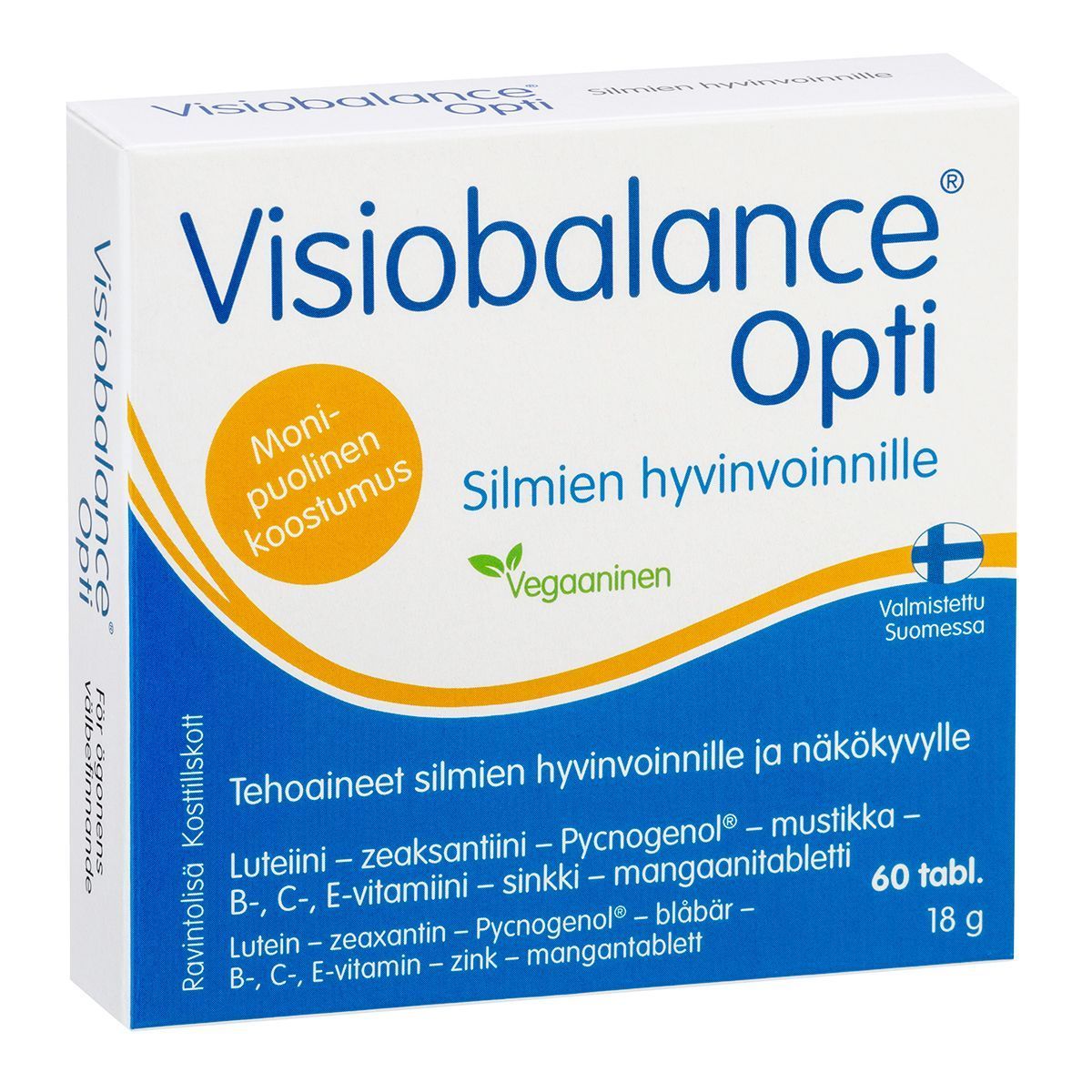 Visiobalance Opti luteiini zeaksantiini 60 tabl.